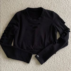 Alo Yoga Ripped Warrior Long Sleeve